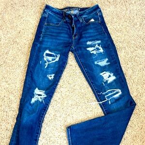 American eagle ripped jeans